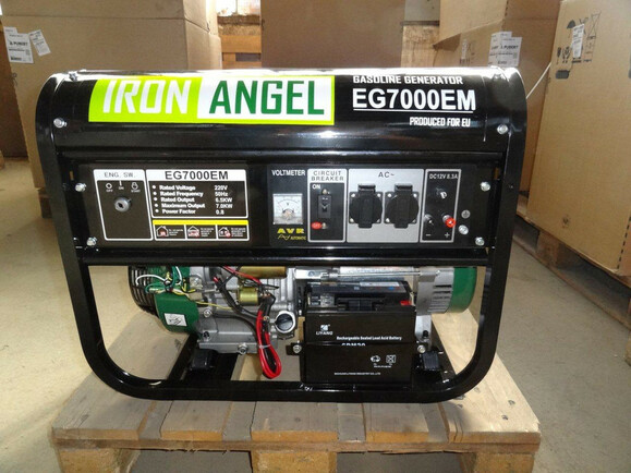 Генератор із блоком автоматики Iron Angel EG7000EМ ATS (2001185-1) image 3