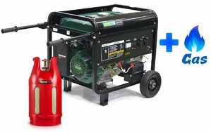 Двухтопливный генератор Iron Angel EG5500e ГАЗ-БЕНЗИН изображение 2