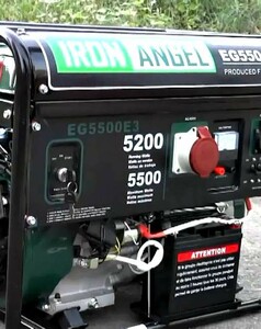 Двухтопливный генератор Iron Angel EG5500e ГАЗ-БЕНЗИН изображение 3