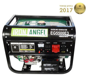 Трехфазный генератор бензиновый Iron Angel EG 5500 E3 изображение 2