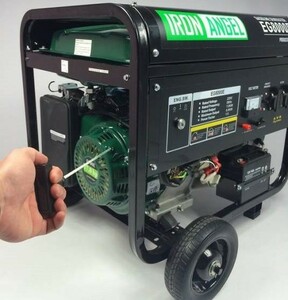 Гибридный генератор Iron Angel EG 8000E ГАЗ-БЕНЗИН изображение 5