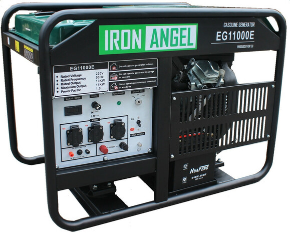 Генератор с блоком автоматики Iron Angel EG11000E ATS (2001083-1) image 2