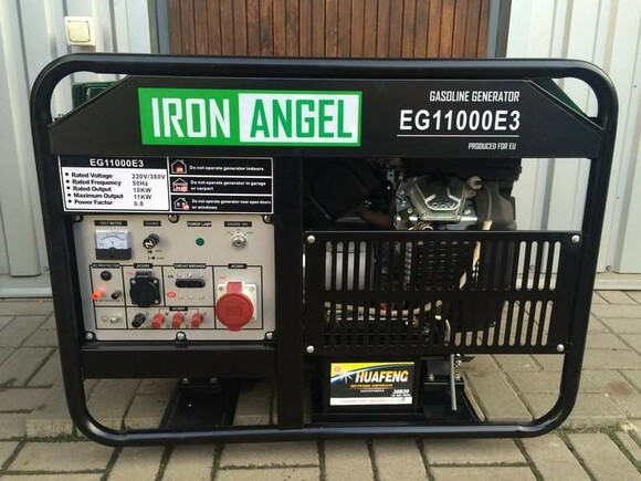Генератор бензиновый Iron Angel EG 11000E изображение 3