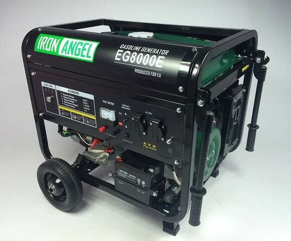 Генератор бензиновый Iron Angel EG 8000E изображение 5